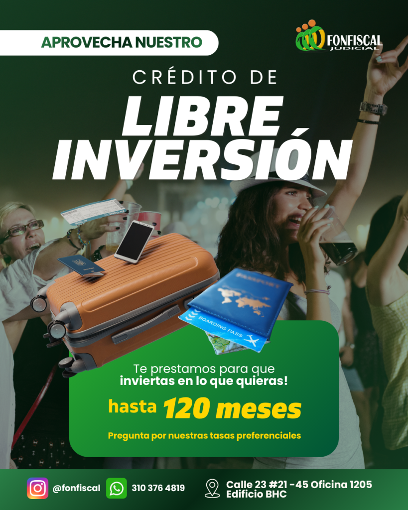 Crédito libre inversión 2026